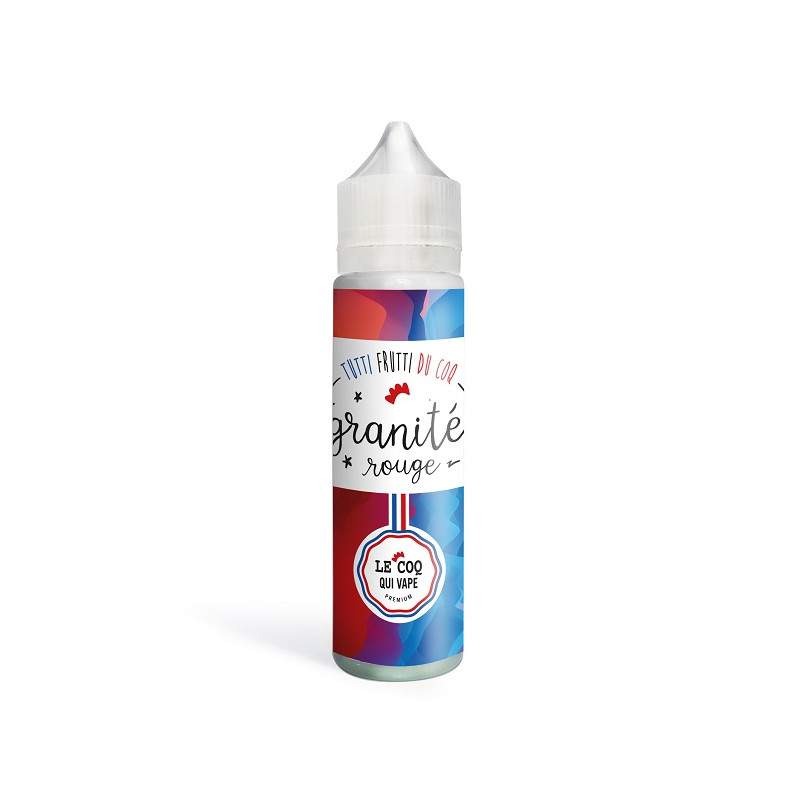 granite rouge le coq qui vape 50ml 00mg <p>L'e-liquide Granité Rouge 50ml de la gamme Tutti Frutti du Coq par Le Coq qui Vape est une saveur estivale et rafraîchissante de granité aux fruits rouges désaltérant !
Nicotine 0mg PG/VG 50/50</p> - J WELL Paris 5e Boutique Officielle - J WELL™