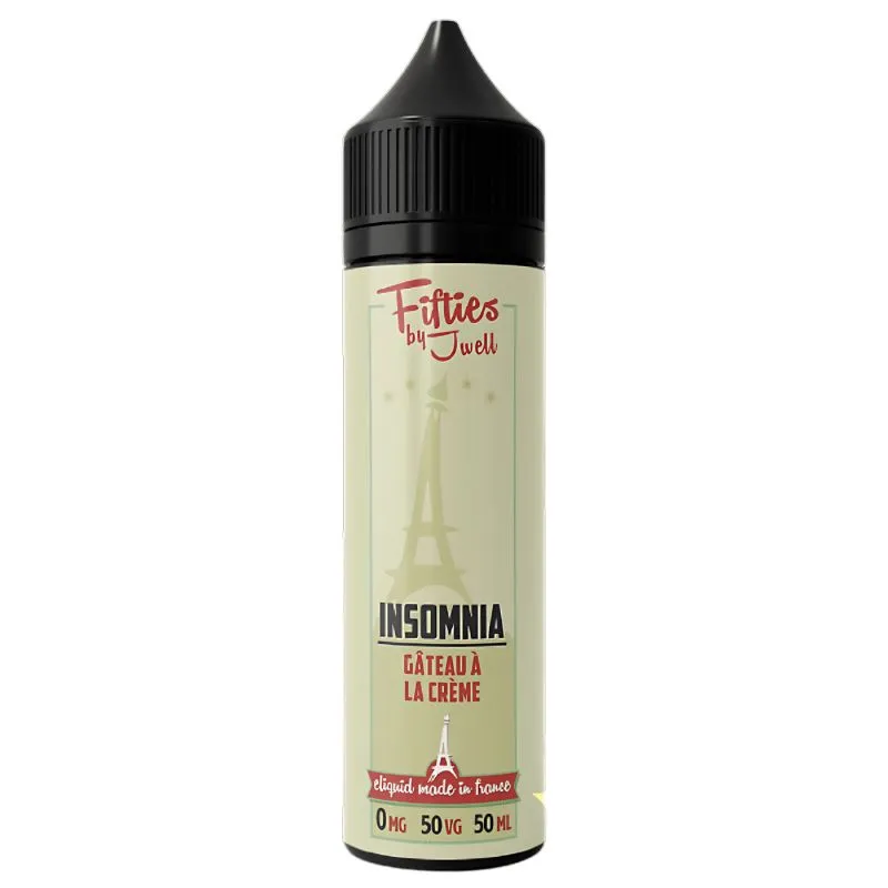insomnia 50 jwell E-liquide saveur Insomnia, fine sélection de parfums que nous avons mêlés pour vous proposer la plus savoureuse vape que vous pourrez inhaler. - J WELL Paris 5e Boutique Officielle - J WELL™