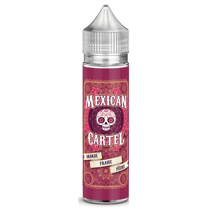 e liquide ananas fraise peche mexican cartel ananas, pêche, fraise, fraicheur. E-liquide Mexican Cartel Disponible en 50 ml sans nicotine pour 60 ml d'e-liquide. - J WELL Paris 5e Boutique Officielle - J WELL™
