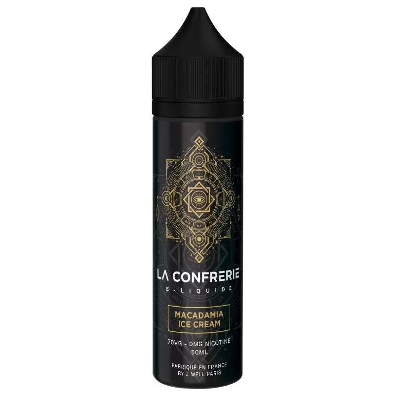 macadamia ice cream 50 ml Un e-liquide au goût d'une Creme glacee Vanillee et Noix de Macadamia dans un format 50ml ! - J WELL Paris 5e Boutique Officielle - J WELL™