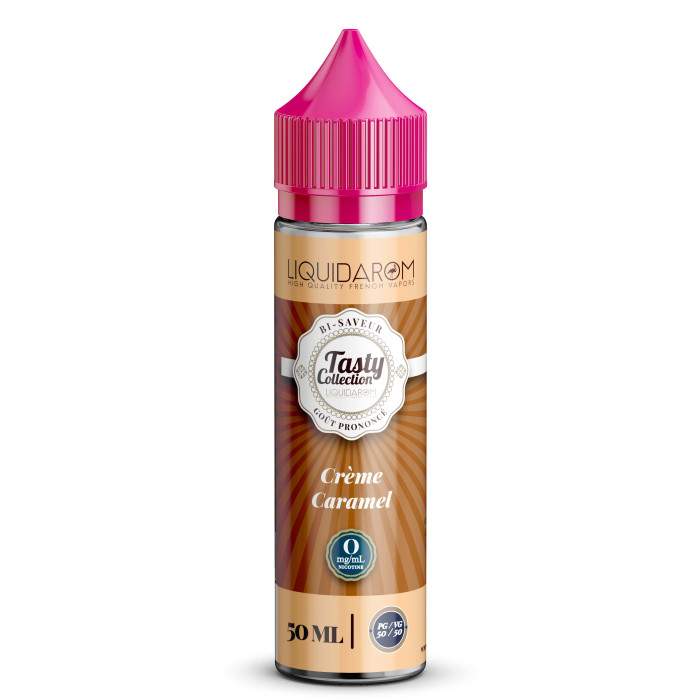 tasty collection e liquide creme caramel 50ml pg 50 vg 50 Saveur Crème Caramel - J WELL Paris 5e Boutique Officielle - J WELL™