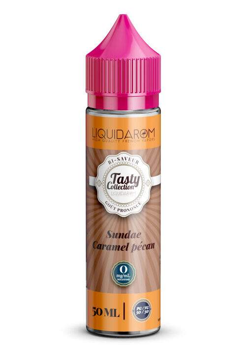 TASTY COLLECTION - E liquide Sundae Caramel Pécan 50ML